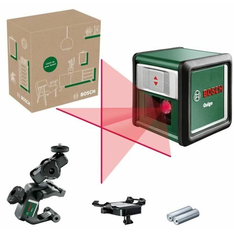 Laser a croce Quigo, scatola eCommerce