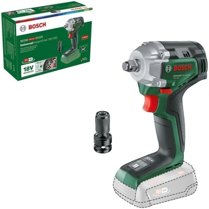 Home and Garden UniversalImpactDrive 18V-350 0603980304 Visseuse à chocs sans fil 350 Nm 18 v Nombre d'accus four - Bosch