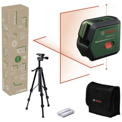 Bosch Home and Garden UniversalLevel 2 Set Laser a croce Raggio di azione (max.): 12 m