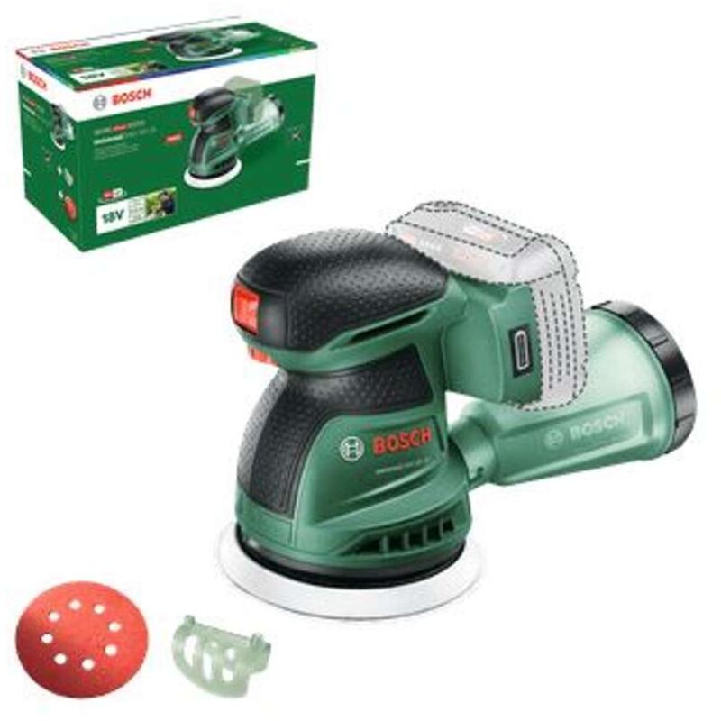 UniversalOrbit 18V-20 ponceuse excentrique à batterie (ponçage du bois, des surfaces vernies et peintes moyen à grand diamètre : 125 mm système 18