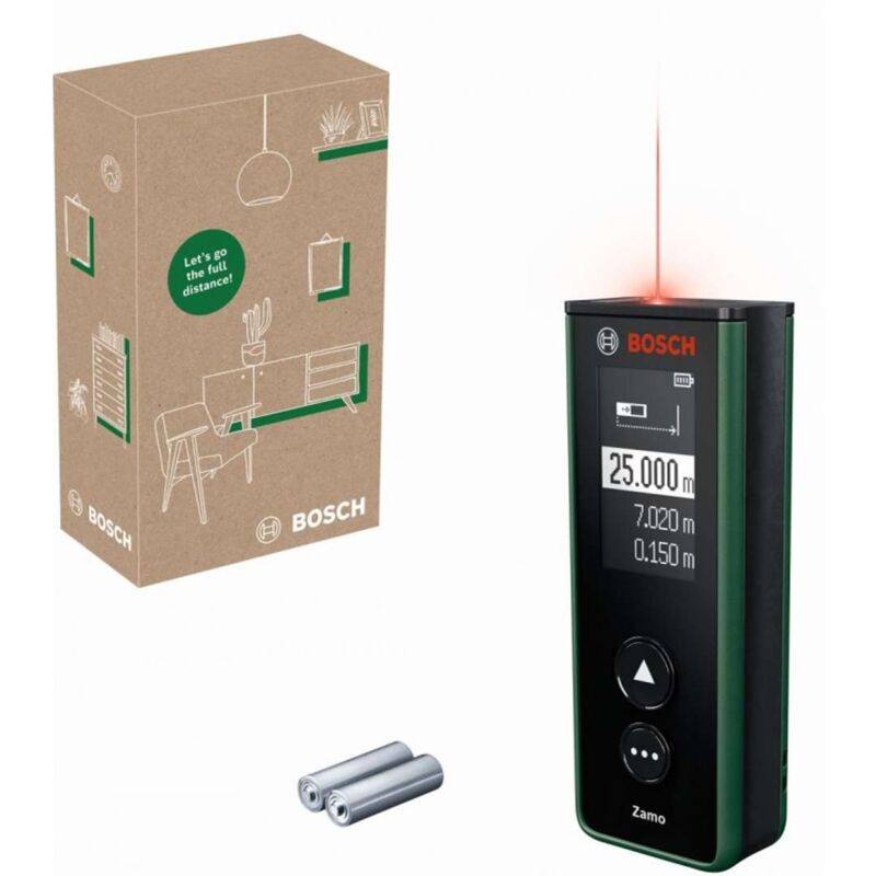 Bosch Accessori - Distanziometro laser, portata 25 m 06036729Z0