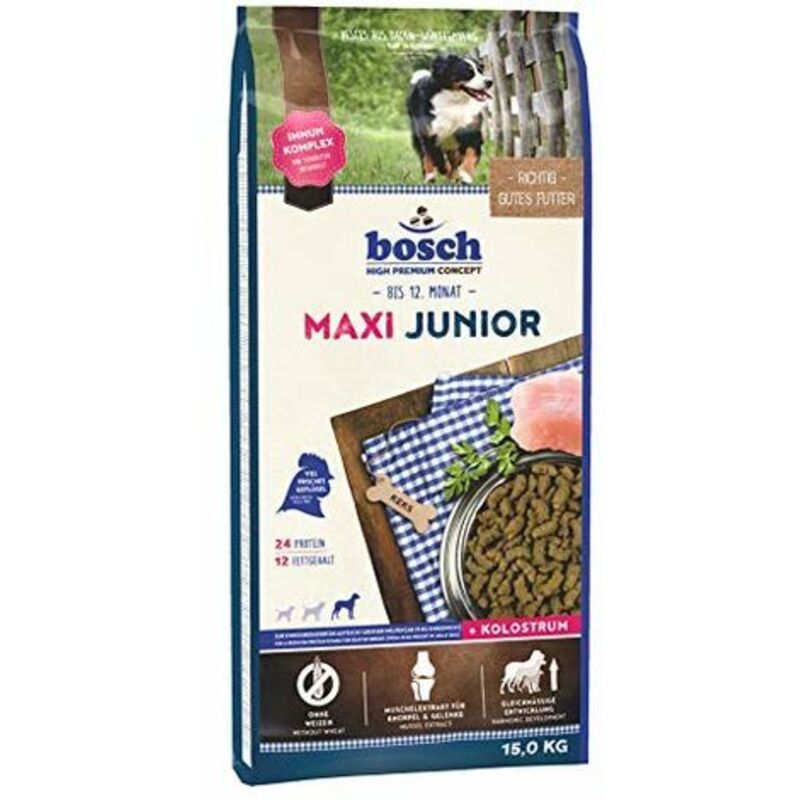 mangime BOSCH MAXI JUNIOR Cucciolo/Junior Pollo Uccelli 15 kg