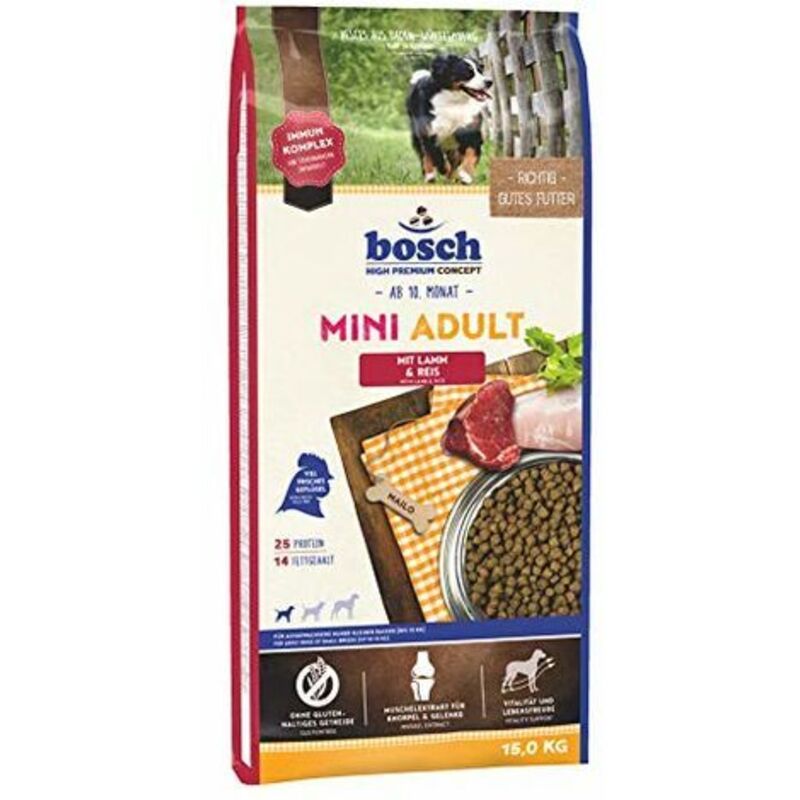 Cibo per cani Bosch Adult Mini Lamb & Rice (15 kg )