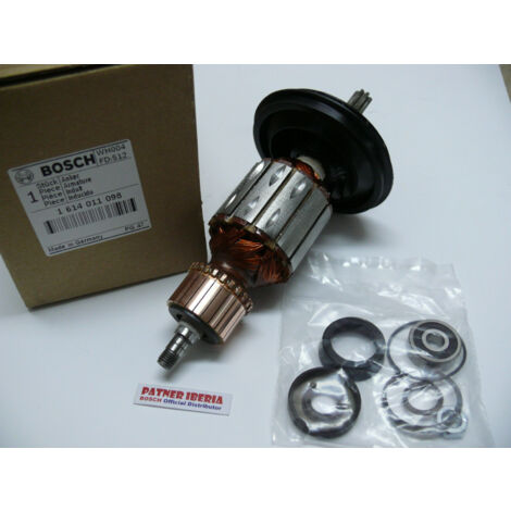 Bosch – Pièce de rechange Induit 1614011098 pour GBH et GSH – Matériaux de haute qualité – Durabilité et performances optimales