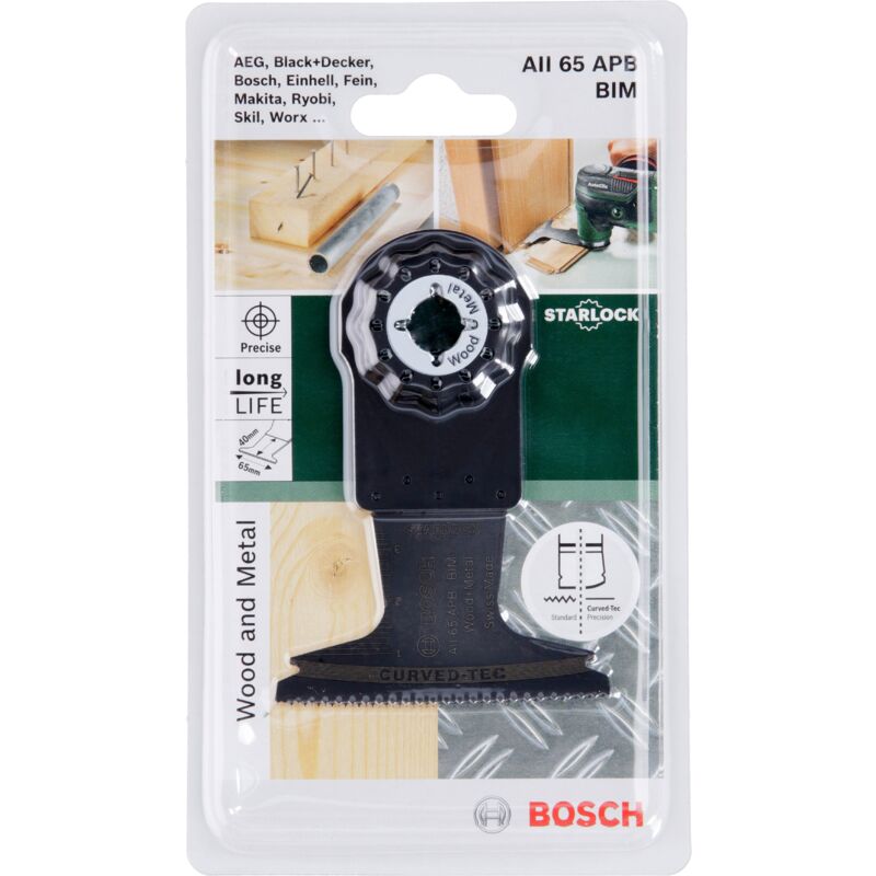 

BOSCH 2609256D56 Inmersión StarlockPlus BIM PAII 65 APB Wood&Metal 65x50