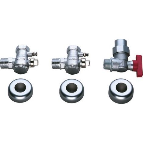 Bosch Installationszubehör Nr. 769 2 Wartungshähne R 1, 1 Gashahn R 3/4, 7719001817