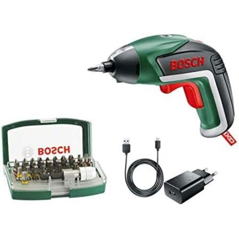 BOSCH IXO V Schrauber 3,6V LI-ION AKKU + RAINBOW SET