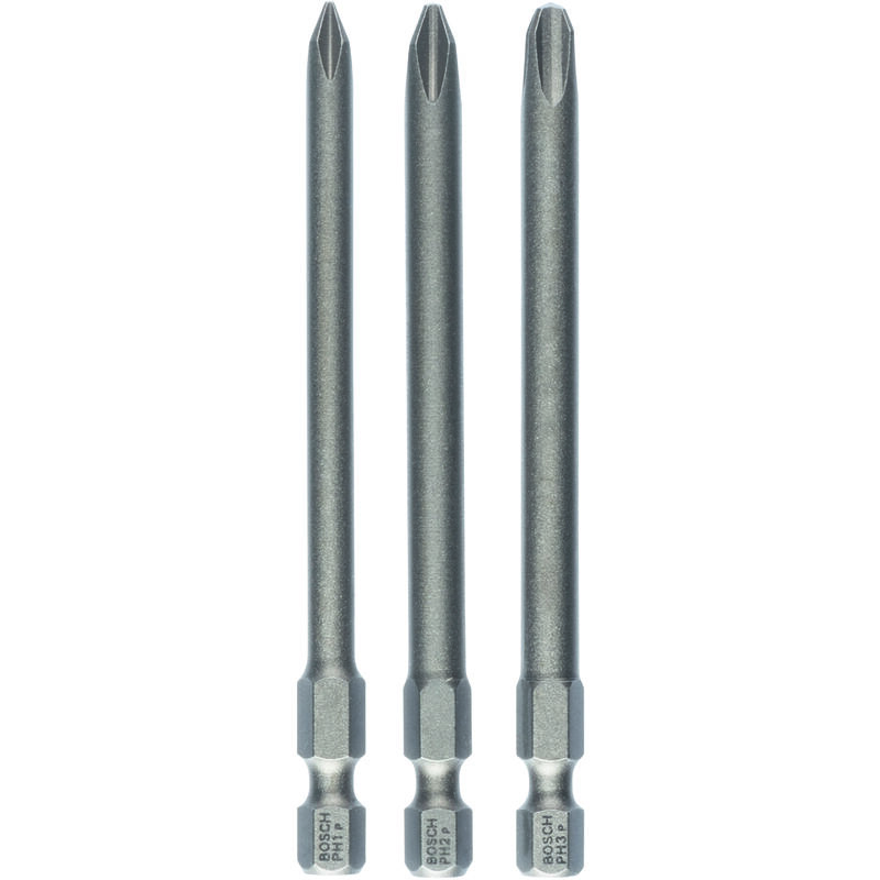 

BOSCH 2607001757 Juego de 3 pzas. de puntas de atornillar extraduras PH1