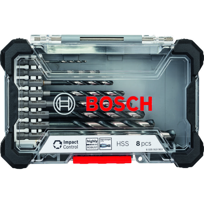 

BOSCH 2608577146 Set brocas metal Hex: 2,3,4,5,6,7,8,10mm