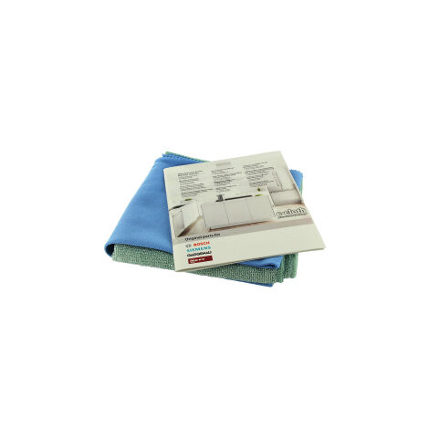 Bosch Juego de paños de limpieza de microfibra para acero inoxidable y vidrio (paquete de 2)