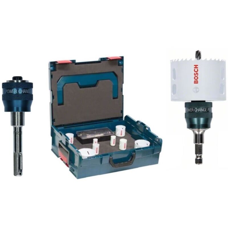 

Bosch Juego de sierras de corona  22-83 mm 11 piezas para madera y metal en L-Boxx