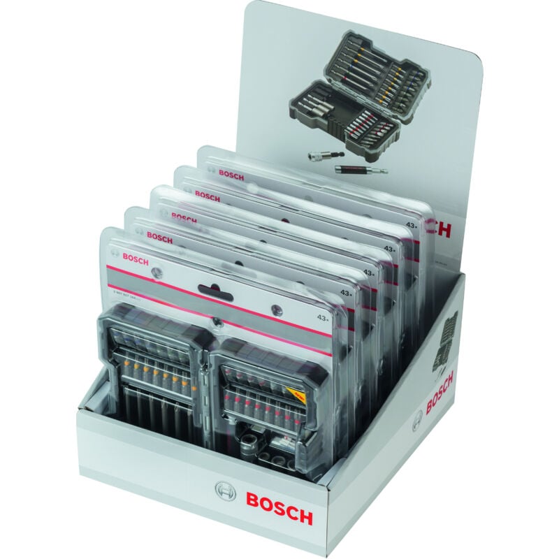 

2607017164 Juego puntas atornillar y llaves vaso 43 piezas PH1 - Bosch