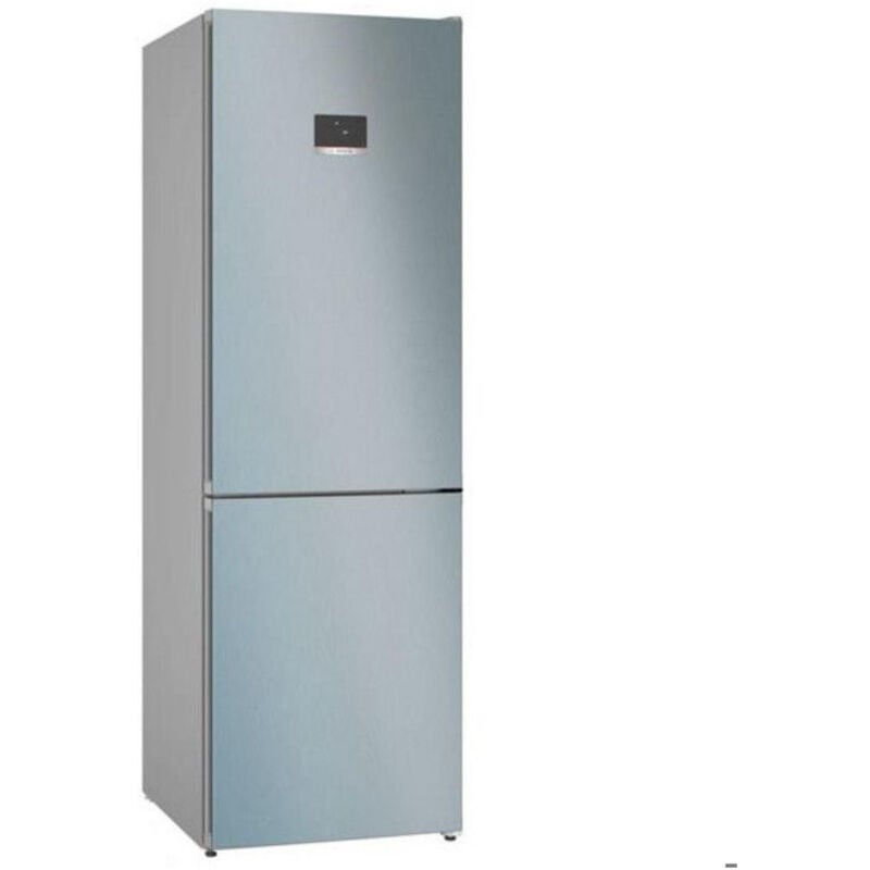 Bosch - Serie 4 KGN367LDF Frigorifero Combinato da libera installazione 186 x 60 cm Metal look Classe d. Capacità netta totale: 321 l. Cerniera