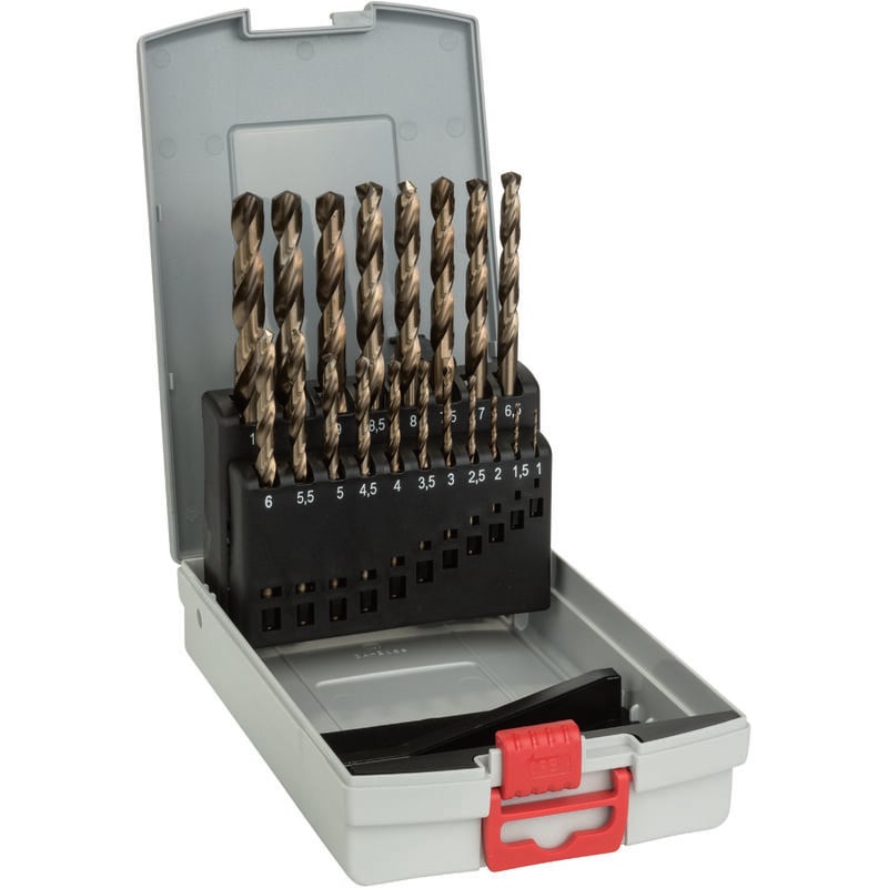 

BOSCH 2608587014 Kit 19 brocas metal ProBox HSS-Co, DIN 338 (cobalto) 1-10