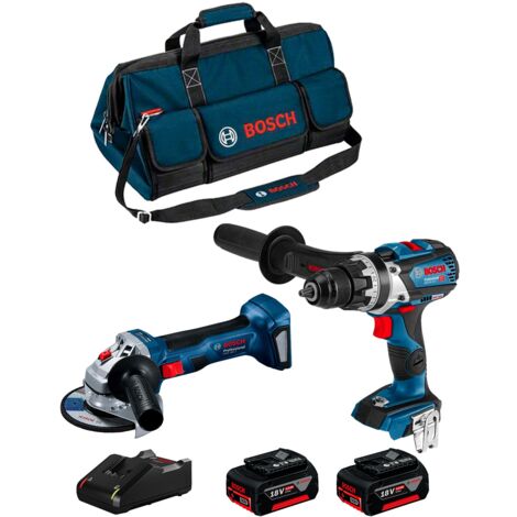 BOSCH Kit BK2013BAG (GSR 18V-110 C + GWS 18V-7 + 2 x 4,0 Ah + GAL18V-40 + HD BAG)