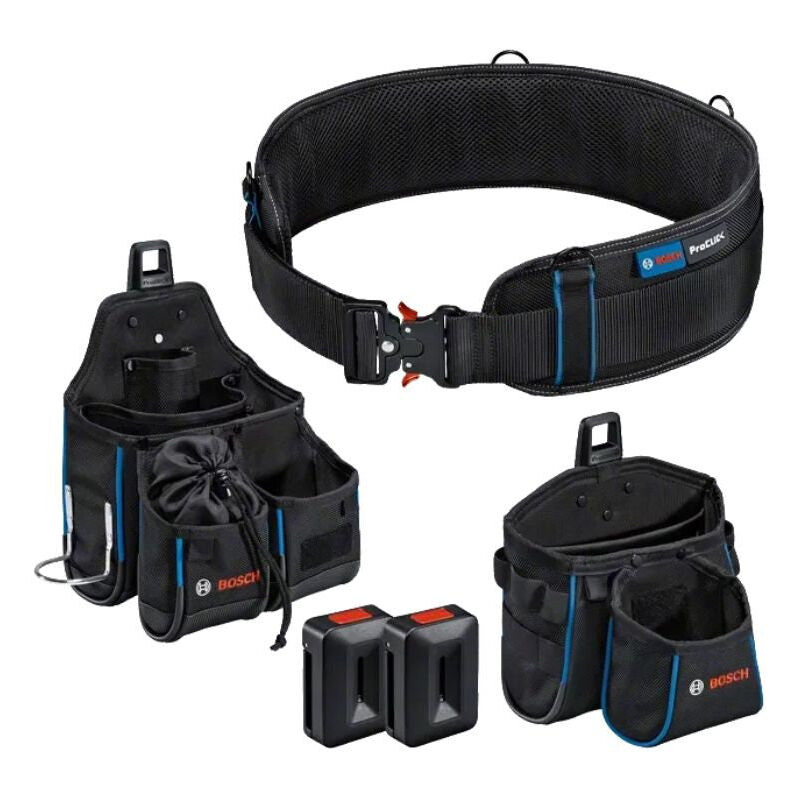 Sac à outil Bosch Combi-kit :1 ceinture 108 + 2 sacoche gwt 2-4 + 2 Proclick holder - Taille l/xl - 1600A0265R
