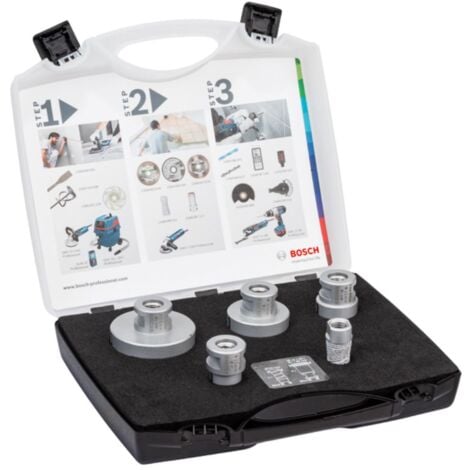 Coffret 5 scie trépans BOSCH Diamant DrySpeed - 2608576669