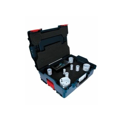 Bosch Kit de scies cloche 22-83mm 11 pièces pour bois et métal en L-Boxx