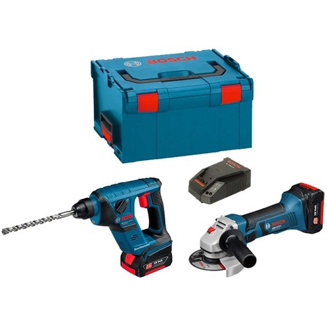 Bosch Kit Gbh 18 V Li Compact Gws 18 V Li 2 X 3 0 Ah