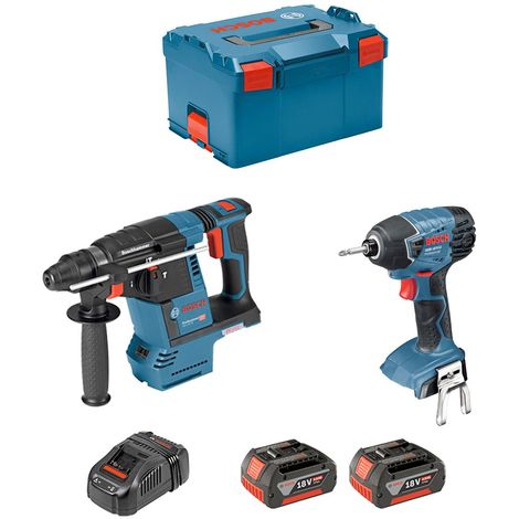 Bosch Kit Gbh 18v 26f Gdr 18v Li 2 X 4 0ah Gal1880cv L Boxx