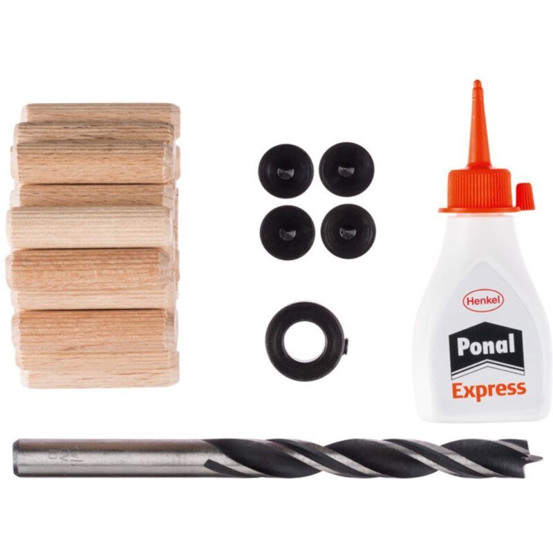 Bosch - 2 607 000 543 - Set 27 tasselli de legno - 10 mm, 40 mm (confezione 27)