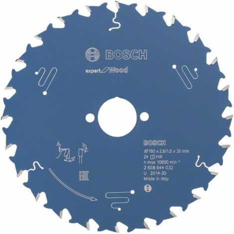 Bosch Kreissägeblatt 180 mm Microteq 24 Zähne