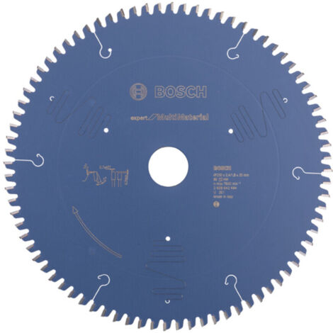 Bosch Kreissägeblatt Expert for Multi Material, 250 x 30 x 2,4 mm, 80