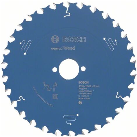Bosch Kreissägeblatt Expert for Wood, 200 x 30 x 2,8 mm, 30