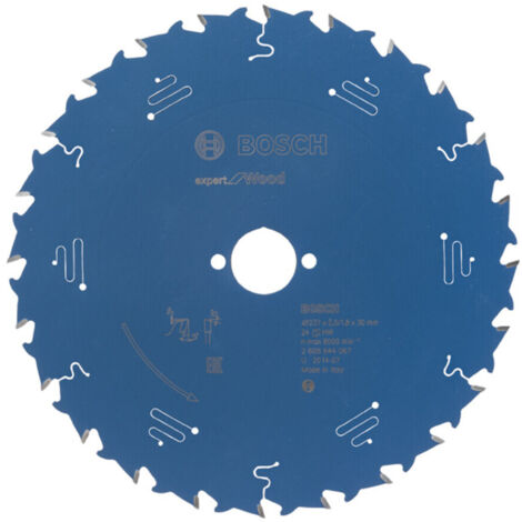 BOSCH Kreissägeblatt Expert for Wood, 237 x 30 x 2,5 mm, 24