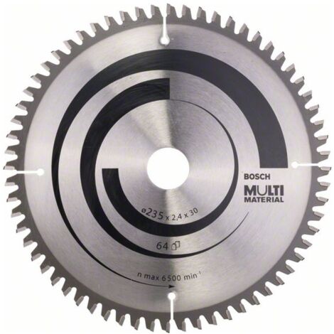 Bosch Kreissägeblatt Multi Material 235 x 30/25 x 2,4 mm 64