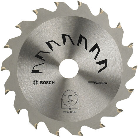 Bosch Kreissägeblatt PRECISION, DIY, 140 x 20 x 2,5 mm, 18