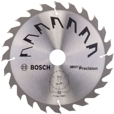Bosch Kreissägeblatt PRECISION, DIY, 210 x 30 x 2,5 mm, 24