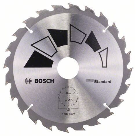 Bosch Kreissägeblatt STANDARD, DIY, 180 x 30 x 2,2 mm, 24