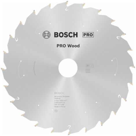 Bosch Kreissägeblatt Standard for Wood für Akkusägen 210x1.7/1.2x30, 24 Zähne