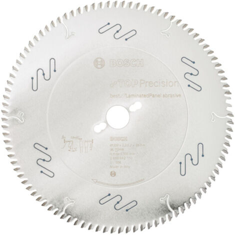 Bosch Kreissägeblatt Top Precision Best for Laminated Panel Abrasive 300x30x3,2 mm 96