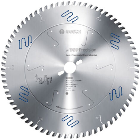 BOSCH Kreissägeblatt Top Precision Best für Laminated Panel Abrasive 350 x 30 x 3,2 mm, 2608642108