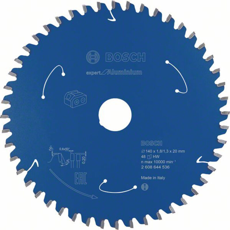 Bosch 2608644536 Kreissägeblatt 140 x 20 mm Zähneanzahl 48 1 St.