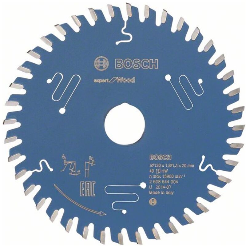 Kreissägeblatt Expert for Wood 120 x 20 x 1,8 mm, 40 - Bosch