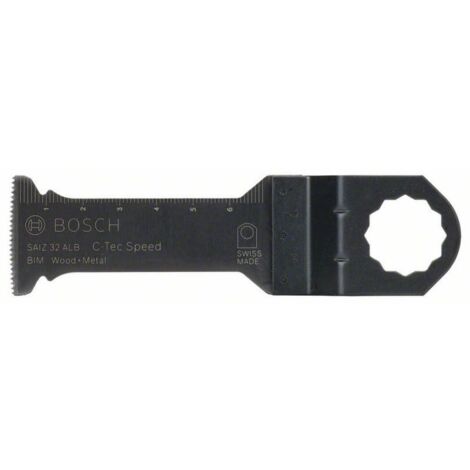 Bosch Lama per sega ad immersione BIM SAIZ 32 ALB, Legno e Metallo, 70 x 32 mm 2608662316
