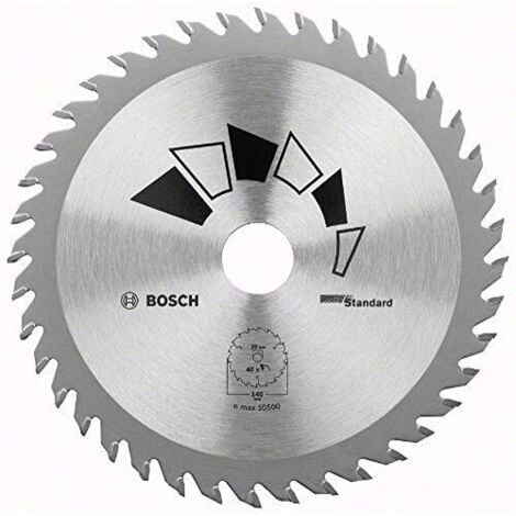 Bosch, Lama per sega circolare Basic, 140 x 2,2 x 20/12,7 mm, 40 denti - 2609256805