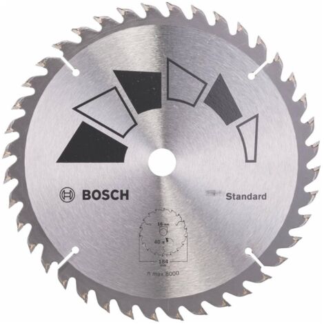 BOSCH - LAMA PER SEGA CIRCOLARE BASIC 184x2,2x16MM 40 DENTI