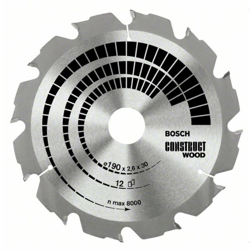 Image of Bosch - Bleat della sega circolare costruisce il legno. 235 x 30/25 x 2,8 m