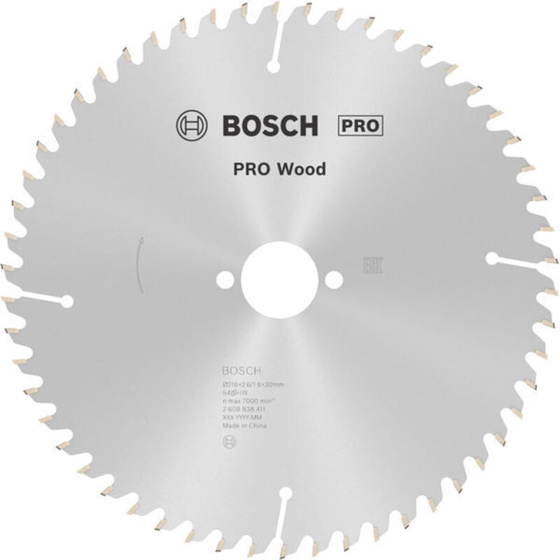 Accessories Optiline 2608838411 Lama circolare 216 x 30 x 1.6 mm Numero di denti: 54 1 pz. - Bosch