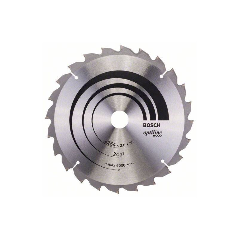 Optiline Wood Lama per troncatrice 254x30 mm per