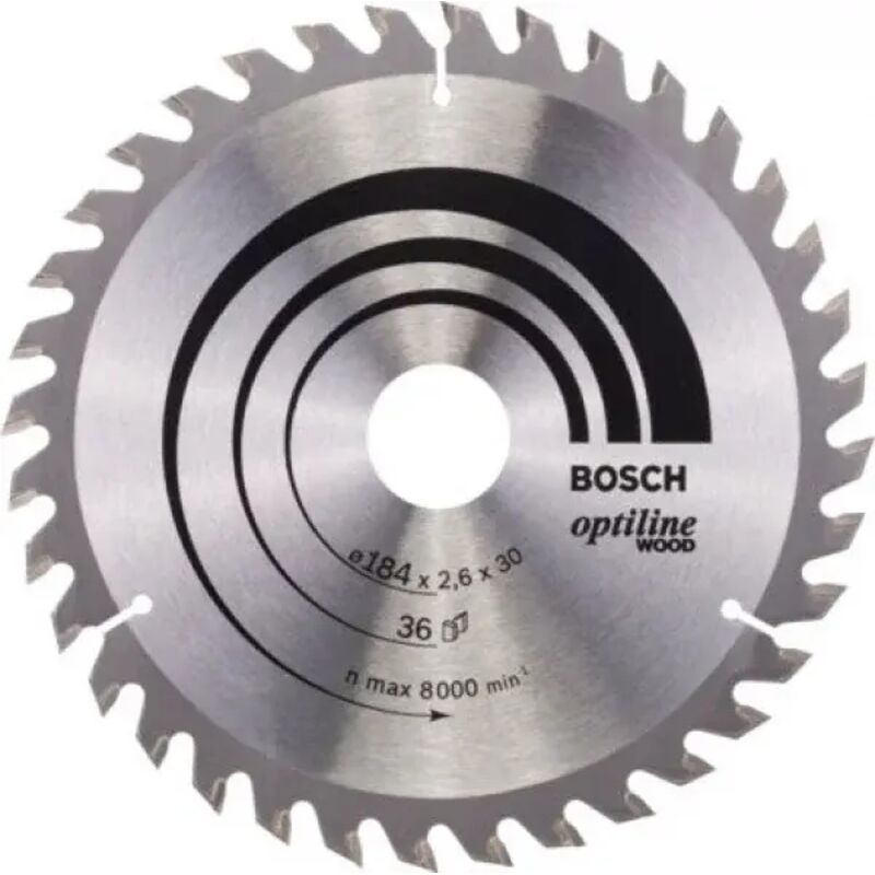 Bosch - Optiline Wood Lama per sega circolare 184x30 mm per legno