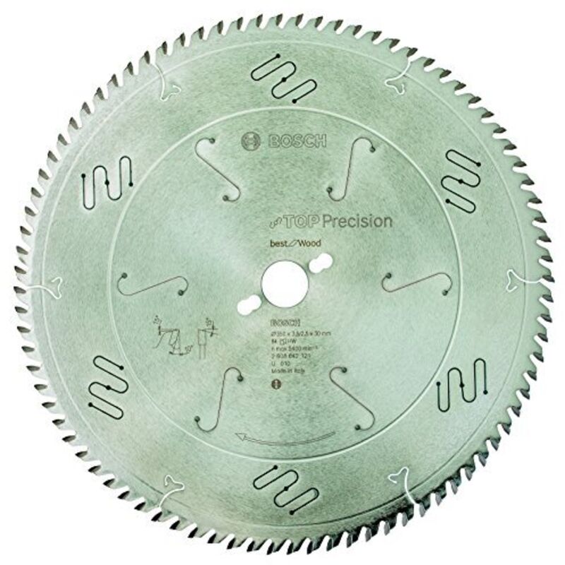 Lama da sega circolare Top Precision, ideale per legno, 350 x 30 x 3,5 mm, 84 denti