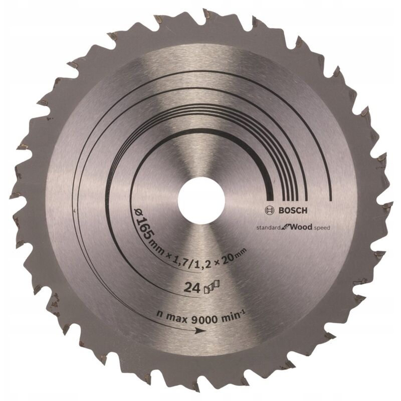 Speedline Wood Lama per sega circolare 165x20 mm per legno - Bosch
