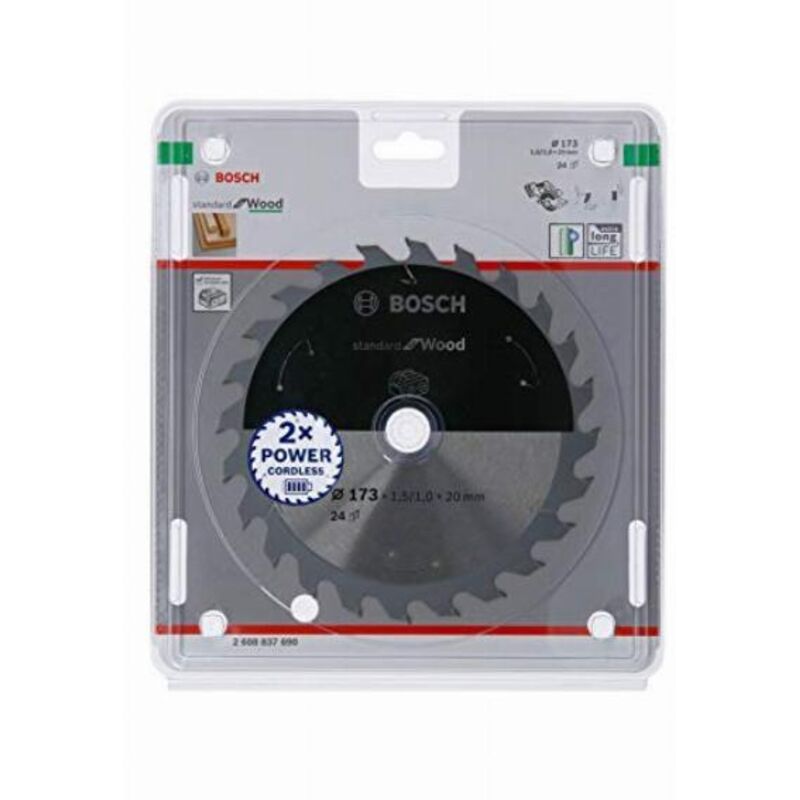 Lama circolare senza fili PRO Wood, 173 x 1,5 x 20 mm, T24