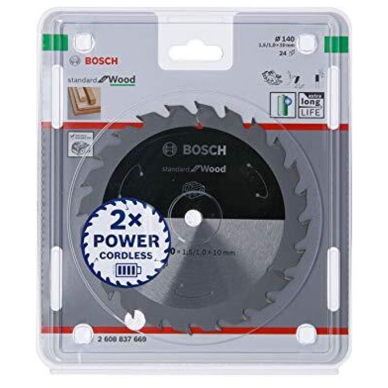 Lama circolare senza filo PRO Wood, 140 x 1,5 x 10 mm