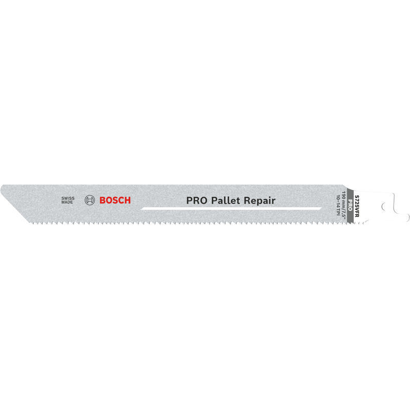FP - Bosch Professional 100 unità Lama de sega alternativa SS725 vfr Special per Pallet Repair (Lunghezza 190 mm, accessorio de sega alternativa)